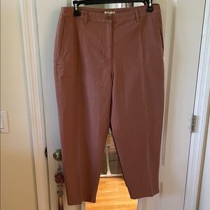 Eileen Fisher Women’s Terracotta Chinos Size 14